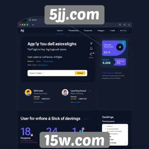 Interface do usuário do site 5jj.com e sua usabilidade